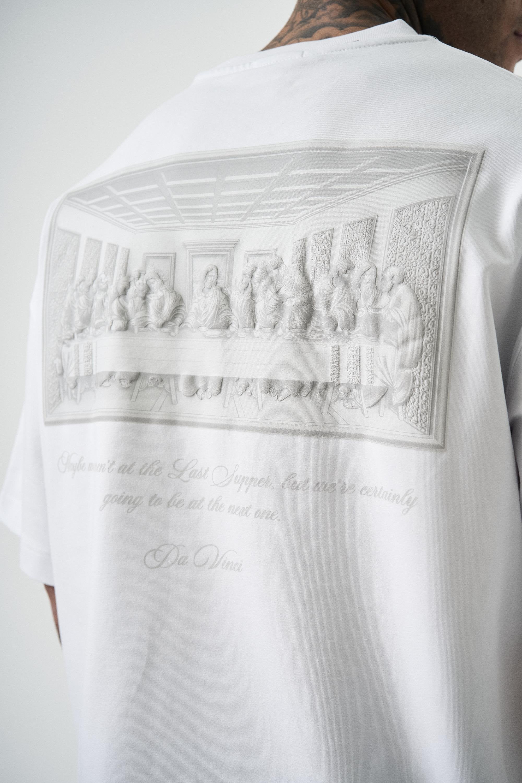 Men's Da Vinci Printed Oversize T-Shirt