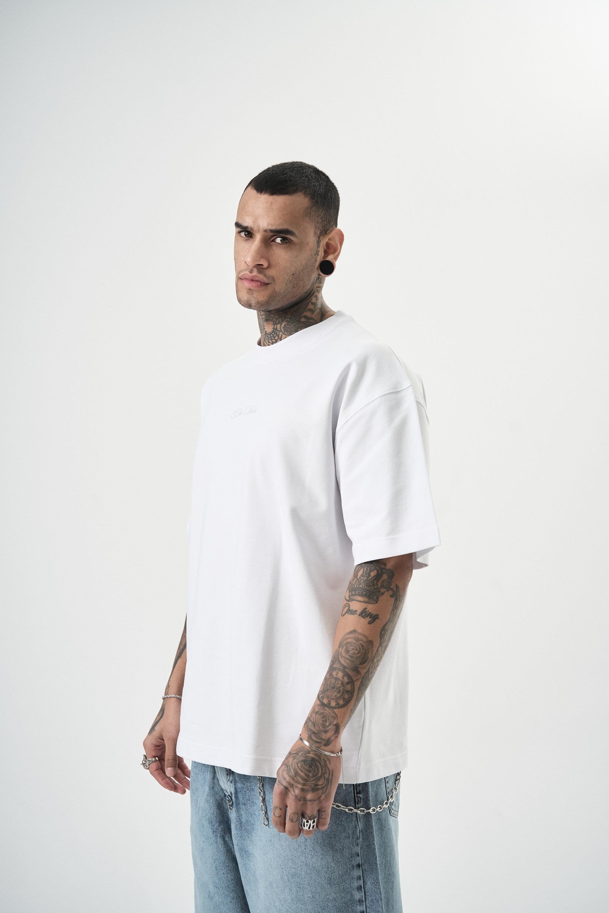 Men's Da Vinci Printed Oversize T-Shirt